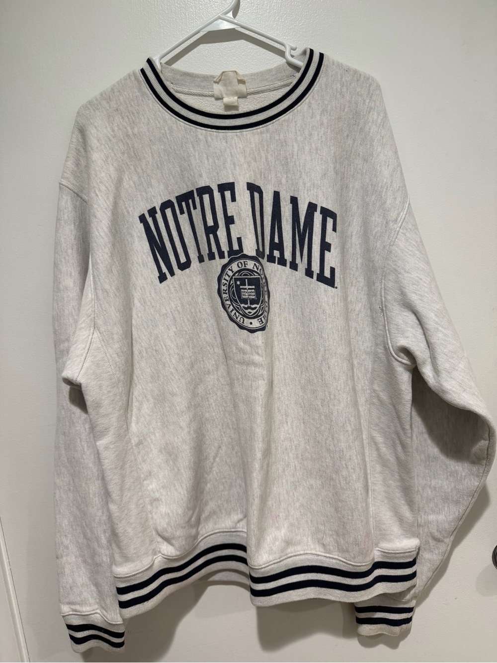 Notre dame pullover crew neck